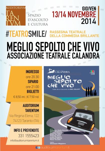 MEGLIO SEPOLTO CHE VIVO #teatrosmile