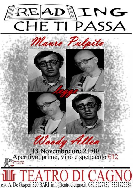 READING CHE TI PASSA  Teatro nel Foyer