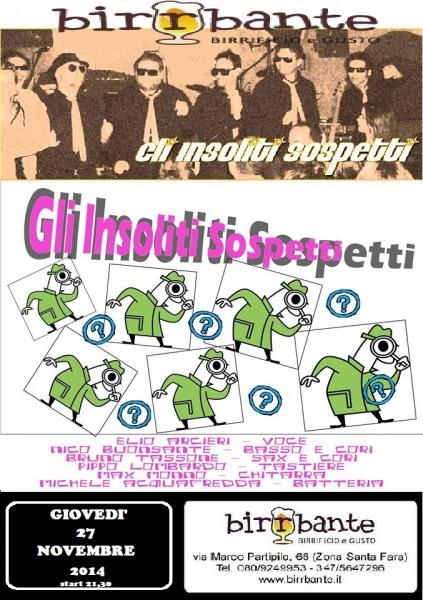 Gli Insoliti Sospetti in concerto