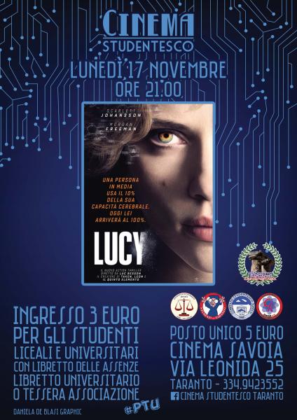 "Lucy" lunedì al cinema Savoia