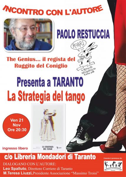 Paolo Restuccia alla libreria Mondadori di Taranto