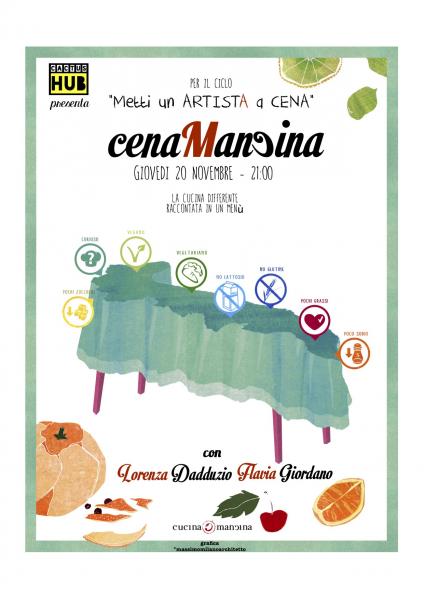 #CenaMancina_la cucina differente raccontata in un menu