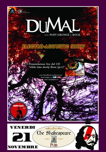 DUMAL - live at The Shakespeare Pub, Casarano (presentazione del disco d'esordio!)