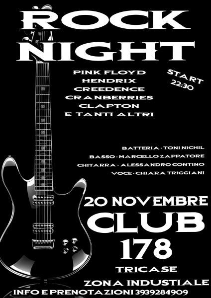 Rock Night live @ Club 178 - Tricase