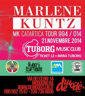 Marlene Kuntz, Catartica Tour 994/014 al Demodè Club