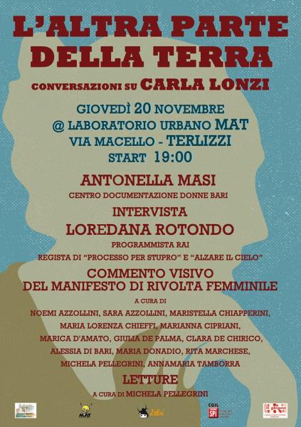 L'altra parte della Terra. Conversazioni su Carla Lonzi