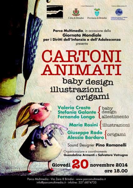 Mostra CARTONI ANIMATI. Baby design - Illustrazioni - Origami