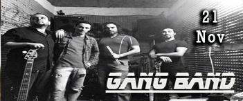 21/11 GANG BAND (Hard Rock) in concerto al Nordwind discopub