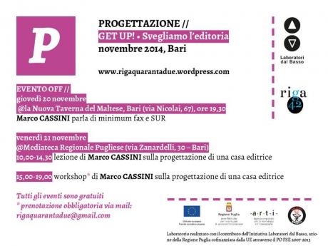 Marco Cassini presenta minimum fax e SUR