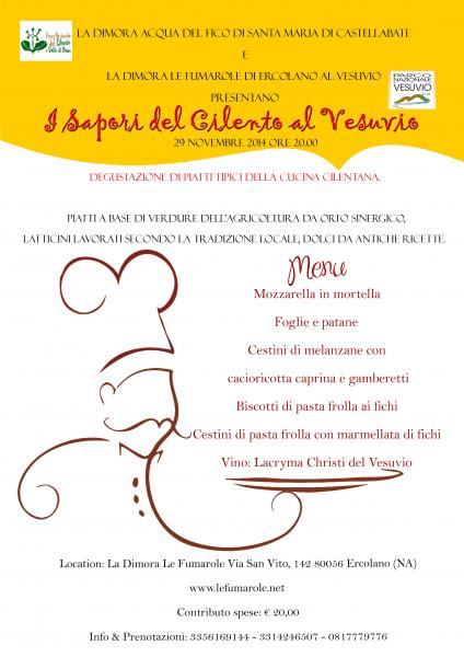 "I Sapori del Cilento al Vesuvio"