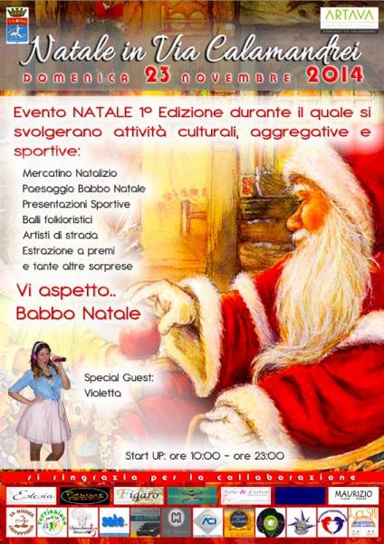 Domenica 23 Novembre a Taranto "Natale in via Calamandrei"