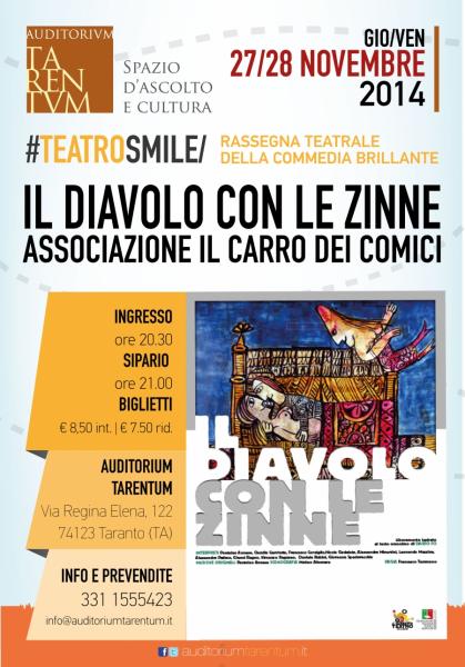 IL DIAVOLO CON LE ZINNE/#Teatrosmile