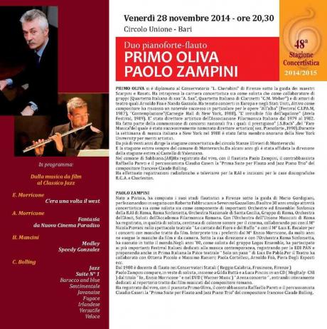 Raffinato Evento Stagione Concertistica Storico Ente Morale "il Coretto" Bari