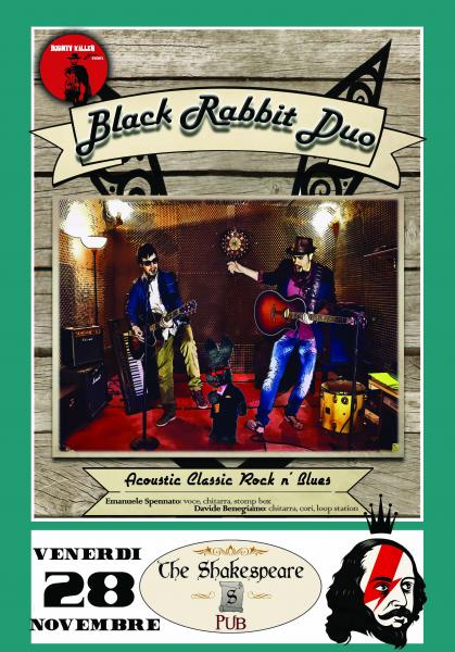 BLACK RABBIT DUO - live at The Shakespeare Pub, Casarano