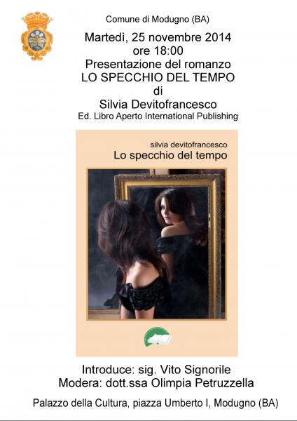 Presentazione del romanzo "Lo specchio del tempo"