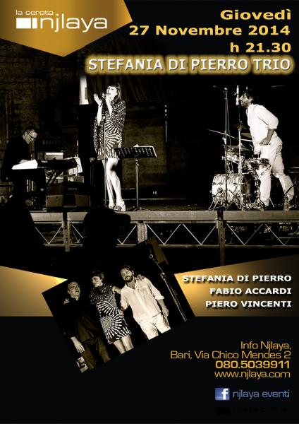 Stefania Dipierro Trio Live