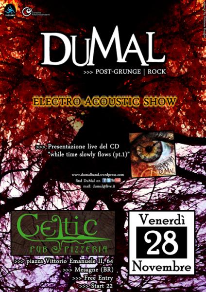 DuMal in concerto (presentazione del cd d'esordio) al Celtic Pub!