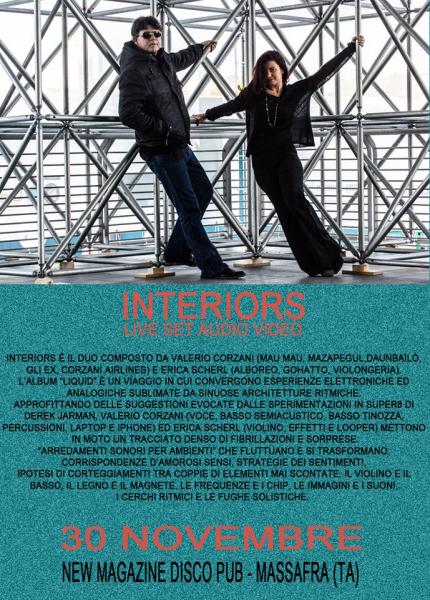 INTERIORS live set audio video