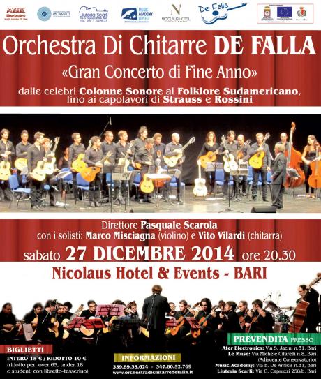 Orchestra di Chitarre de Falla: Gran Concerto di Fine Anno