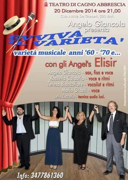 Angel's elisir in concerto con "Evviva il varietà! "