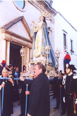 Zampognari a Martina per l'Immacolata