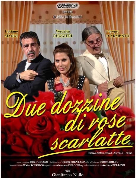 Due dozzine di rose scarlatte