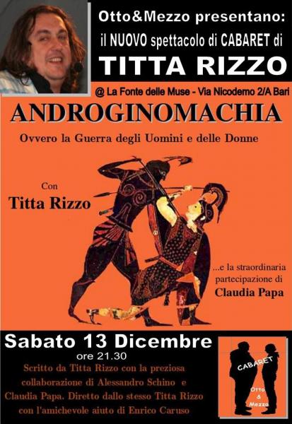 ANDROGNINOMACHIA (ovvero la Guerra degli Uomini e delle Donne)