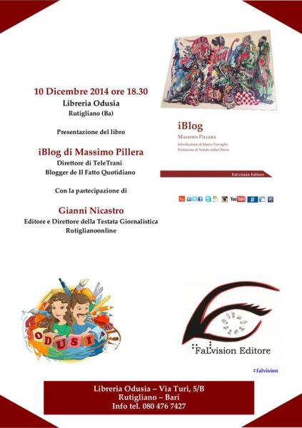 Presentazione del libro - iBlog - di Massimo Pillera