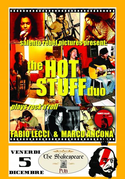 HOT STUFF DUO - live at The Shakespeare Pub, Casarano