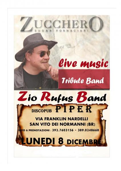 Zucchero Fornaciari by Zio Rufus Band @ PIPER discopub