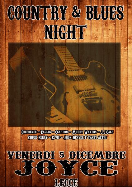 Country & Blues Night @ Joyce - Lecce