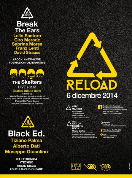 Inaugurazione / Reload: concerti, dj set, esposizioni!