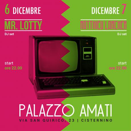 Weekend Palazzo Amati lounge bar 6-7 Dic