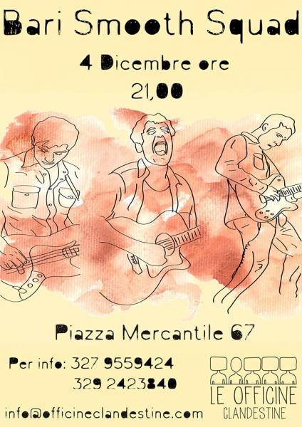 || Officine Live | BARISMOOTHSQUAD | gio.04.dic. ||