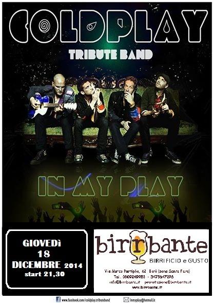 In my Play - Coldplay Tribute Band