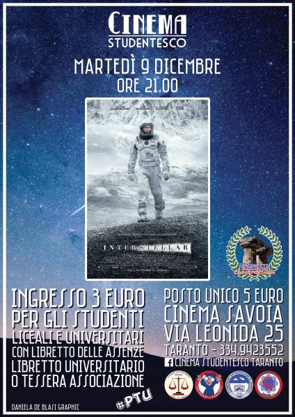 "Interstellar" martedì in rassegna al cinema Savoia