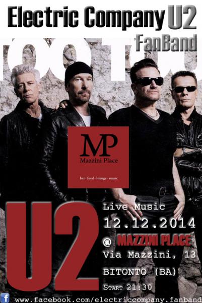 U2 Live Music Event by Electric Company