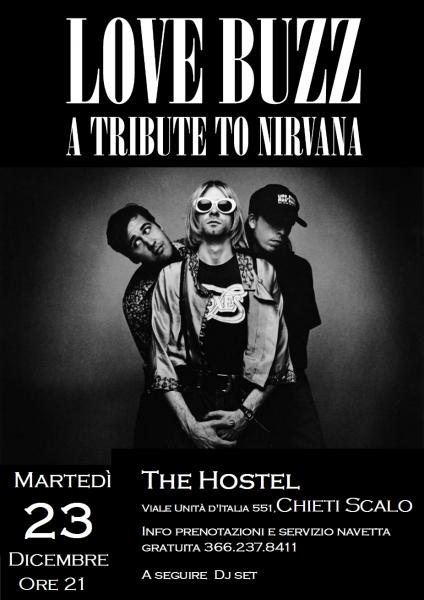 LOVE BUZZ in concerto - A Tribute to Nirvana@The Hostel