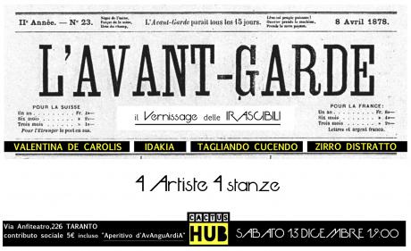 "L'AVANT-GARDE" - il VERNISSAGE delle IRASCIBILI