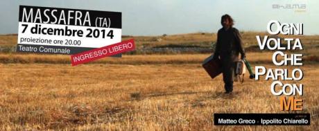 Proiezione film "Ogni volta che parlo con me"