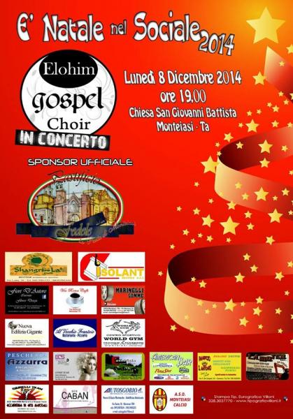 ELOHIM GOSPEL CHOIR in concerto