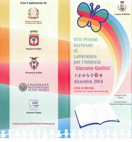XVII Premio Nazionale di Letteratura per l'Infanzia "Giacomo Giulitto"