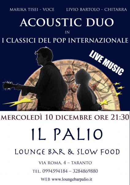 Marika Tisei e Livio Bartolo: Classici Pop Internazionale ACOUSTIC DUO LIVE