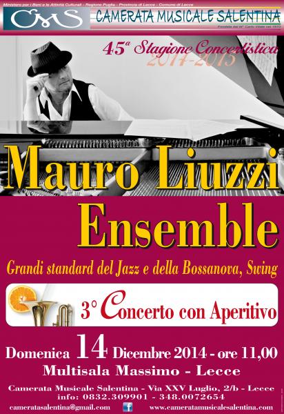 Mauro LIUZZI Ensemble - 3° Concerto con Aperitivo