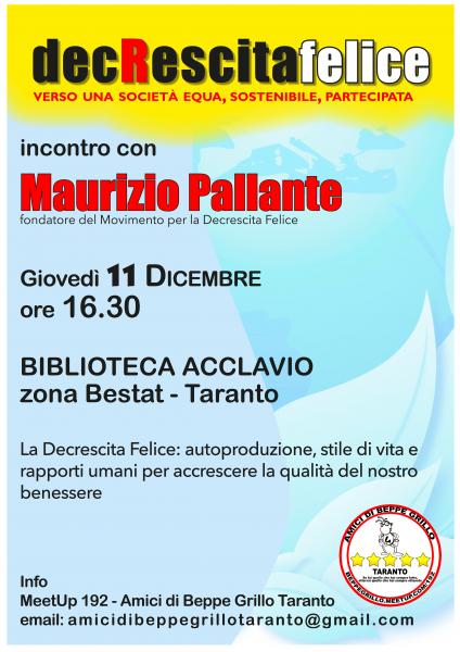 Incontro con Maurizio Pallante