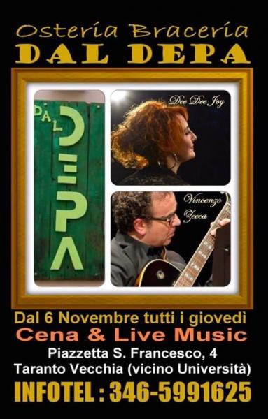 I Giovedi Musicali Dal Depa con Dee Dee Joy e Vincenzo Zecca
