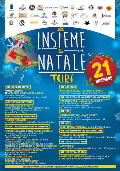 INSIEME A NATALE, Tutte le Associazioni Turesi Insieme per Festeggiare il Natale