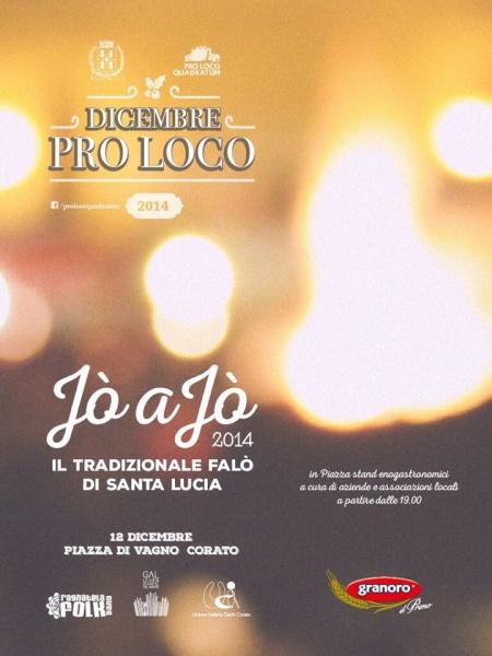 Corato e Matera unite dal falò della jò a jò