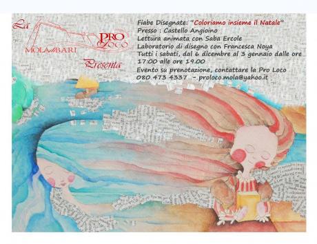 Coloriamo insieme il Natale - favole disegnate nel Castello