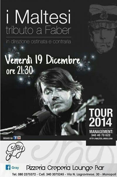 Tributo a FABRIZIO DE ANDRE' con i MALTESI